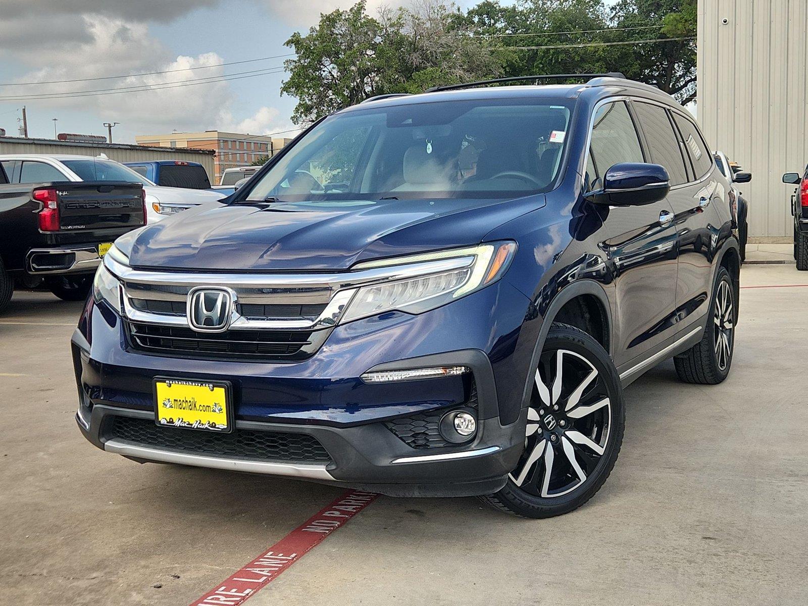 Black (Obsidian Blue Pearl) 2022 Honda Pilot SUV / Crossover All-Wheel Drive Automatic