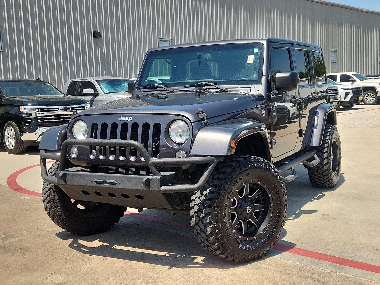 Gray (Granite Crystal Metallic Clearcoat) 2014 Jeep Wrangler SUV / Crossover Four-Wheel Drive 5-Speed Automatic