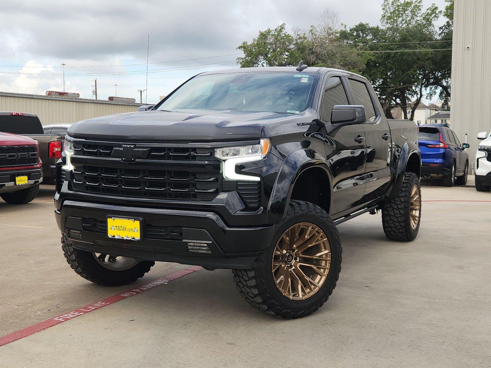 Black 2023 Chevrolet Silverado 1500 Pickup Truck Four-Wheel Drive Automatic