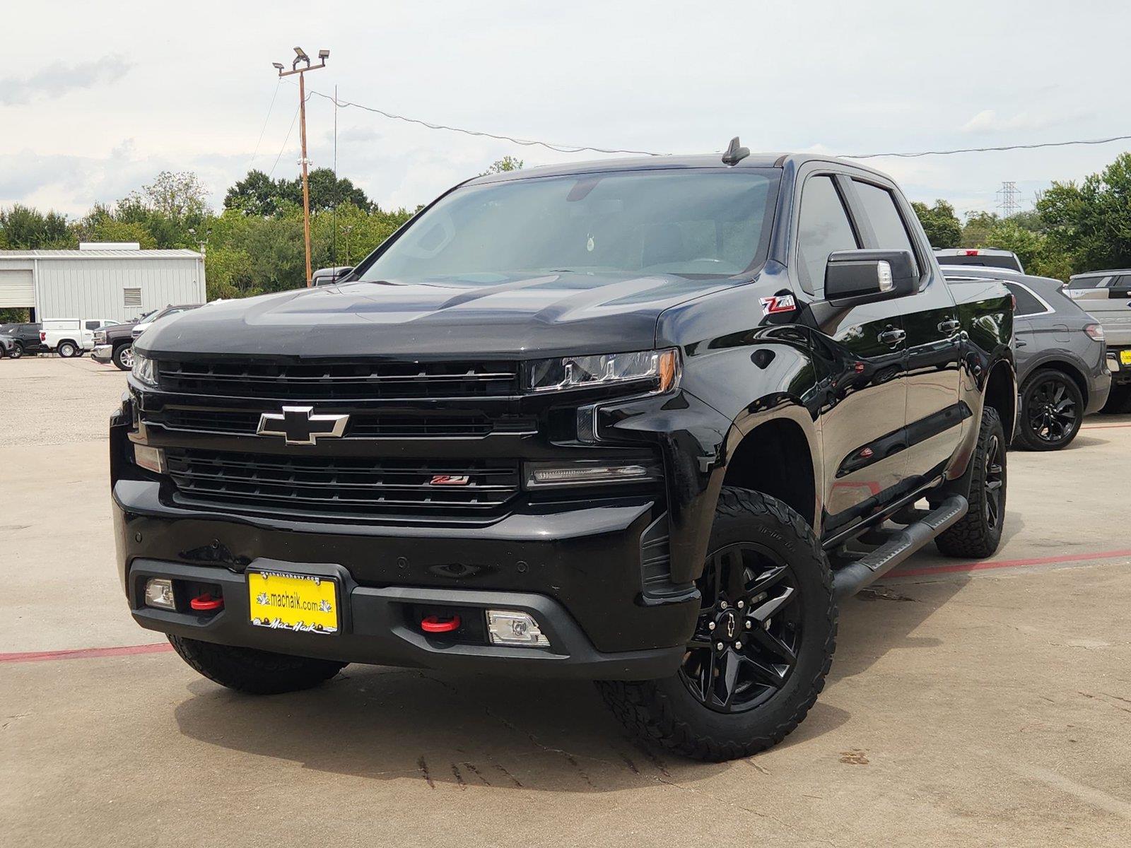 Black 2019 Chevrolet Silverado 1500 Pickup Truck Four-Wheel Drive 8-Speed Automatic