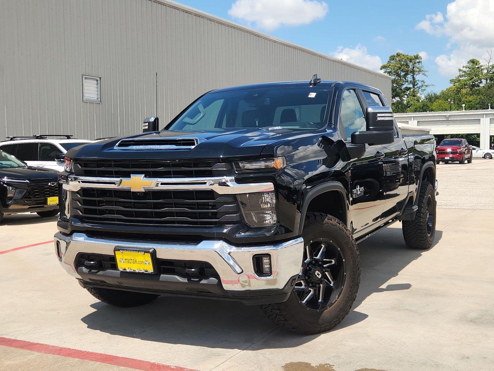 Black 2024 Chevrolet Silverado 2500HD Pickup Truck Four-Wheel Drive Automatic