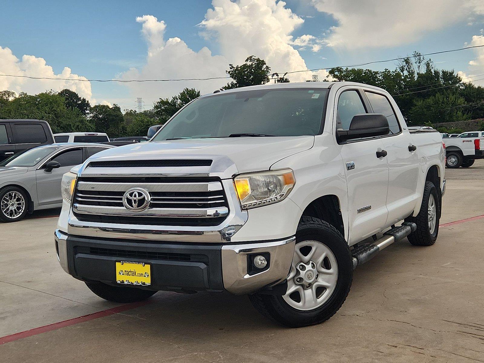 Super White 2016 Toyota Tundra Pickup Truck 4X2 6-Speed Automatic
