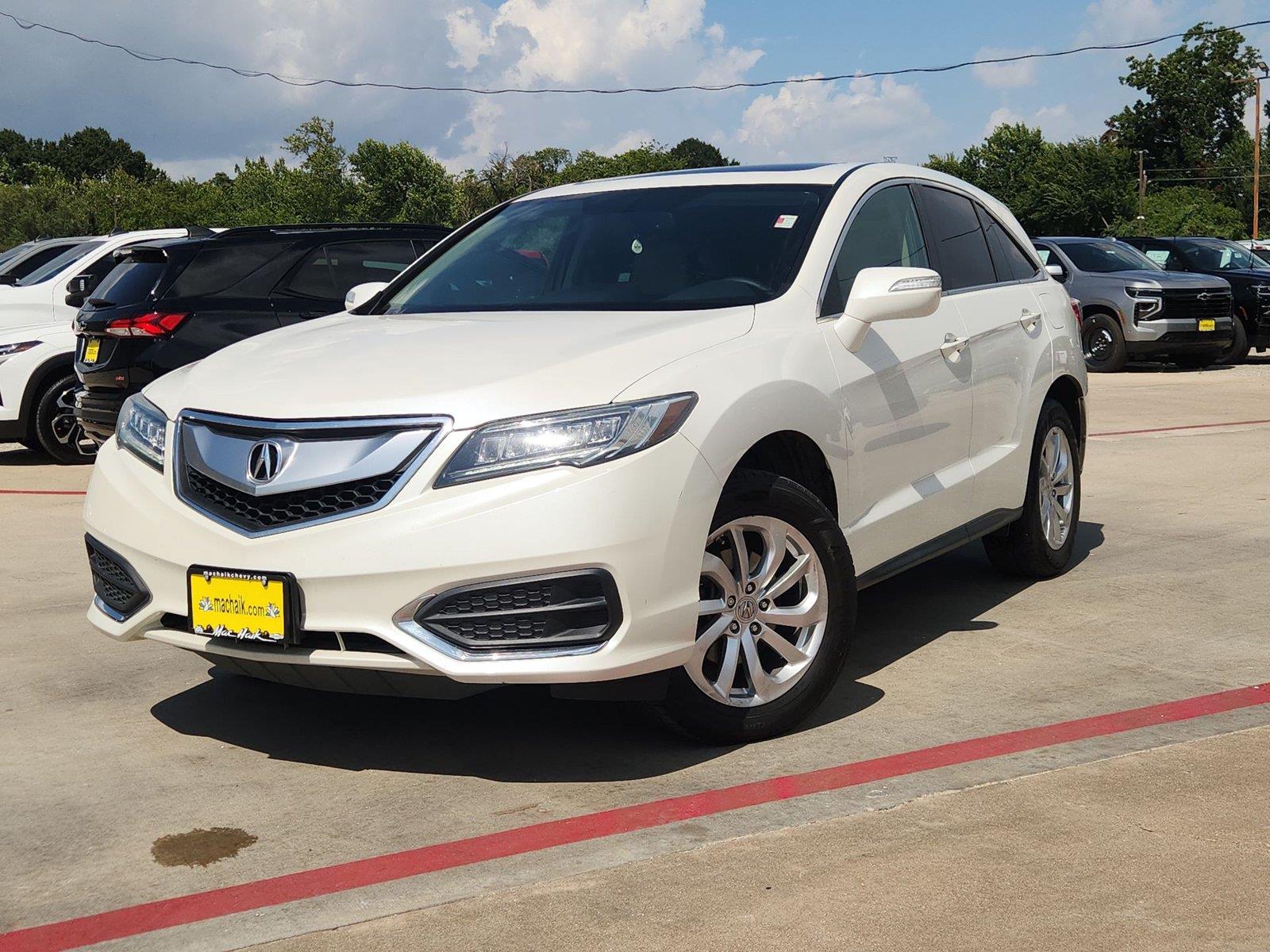 White Diamond Pearl 2016 Acura RDX SUV / Crossover Front-Wheel Drive Automatic