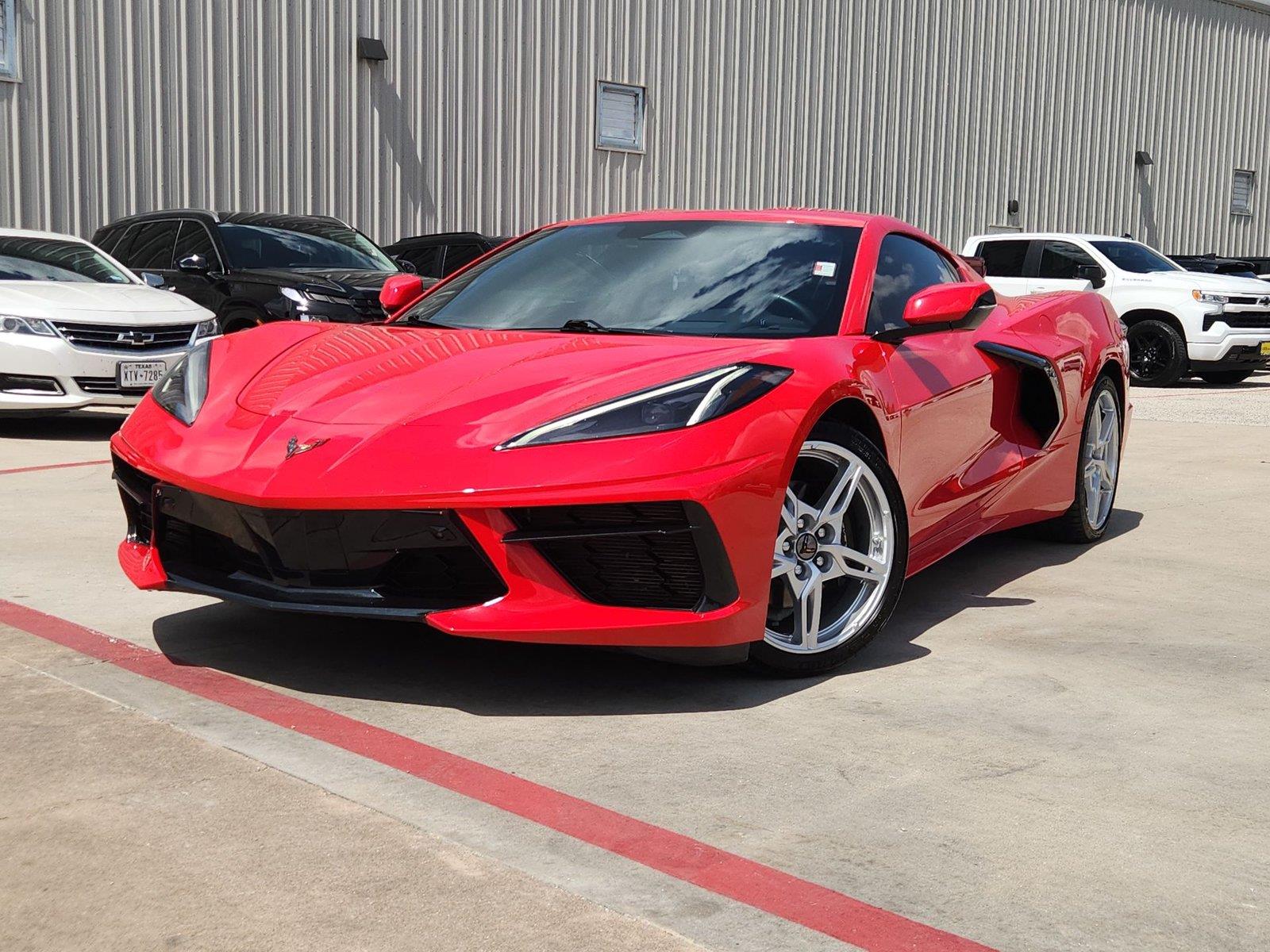 Torch Red 2025 Chevrolet Corvette Coupe Rear-Wheel Drive 8-Speed Dual Clutch