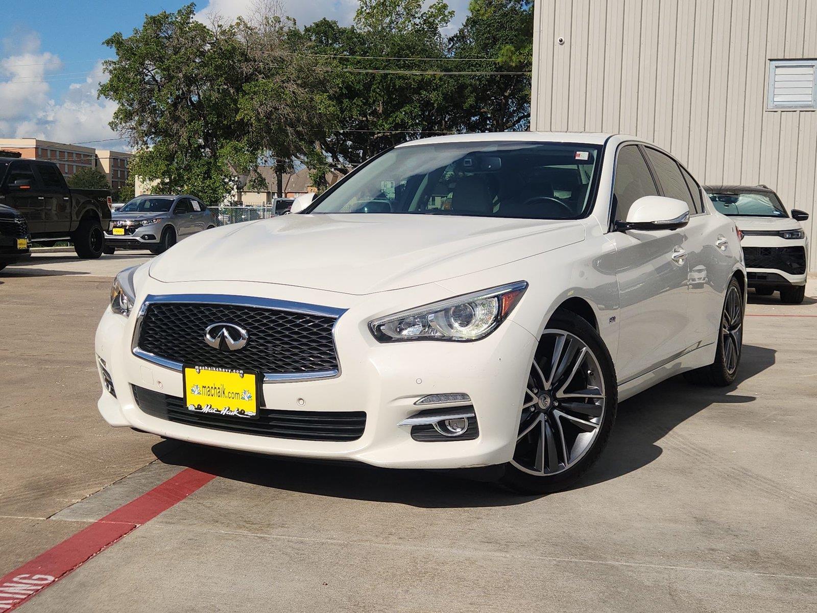 Majestic White 2016 INFINITI Q50 Sedan Rear-Wheel Drive Automatic