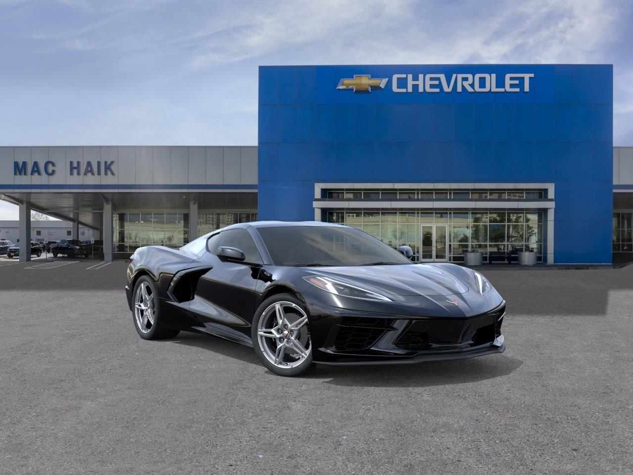 Black 2025 Chevrolet Corvette Coupe Rear-Wheel Drive 8-Speed Dual Clutch
