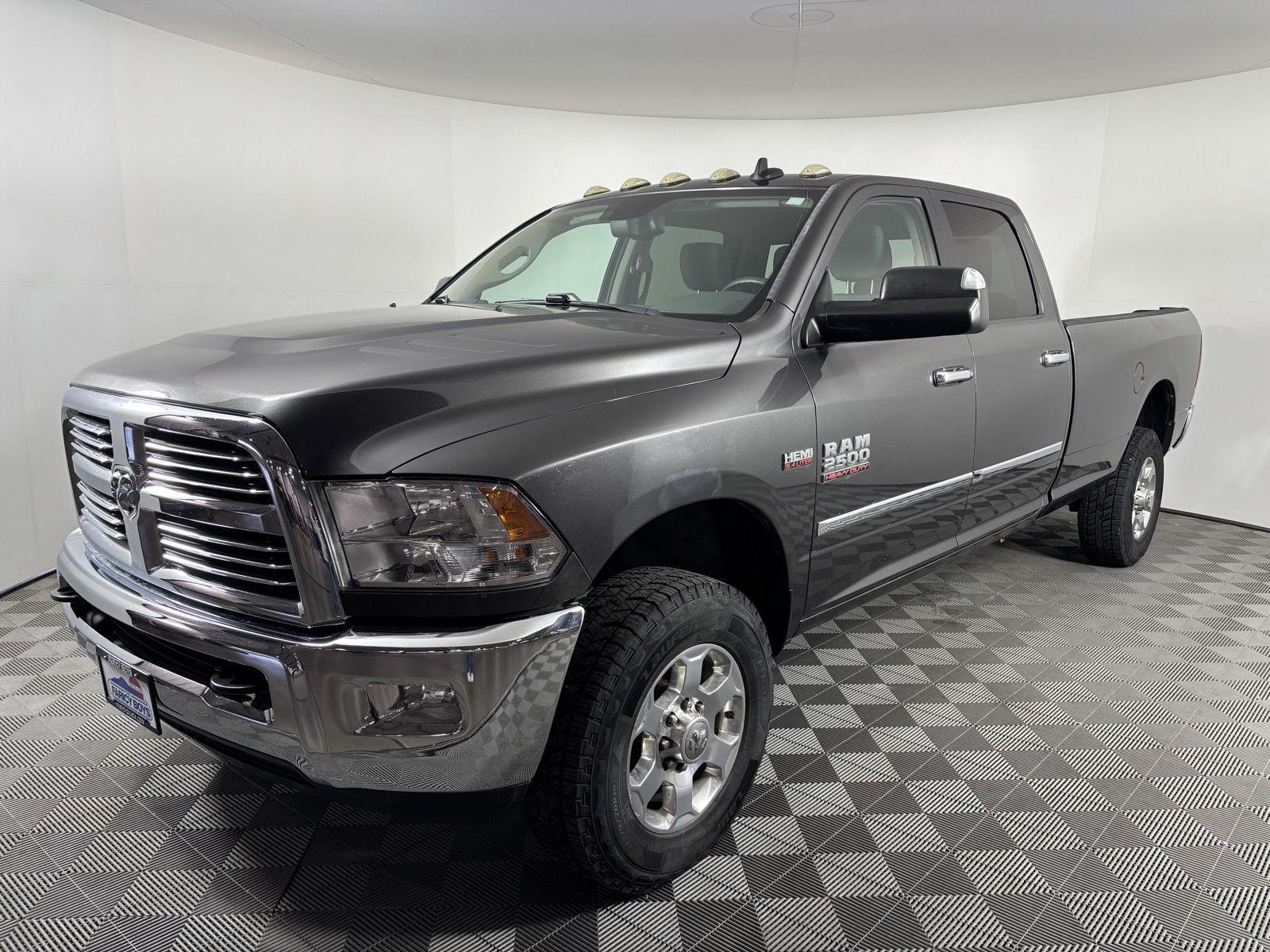 Gray (Granite Crystal Metallic Clearcoat) 2016 RAM 2500 Big Horn Crew Cab LB 4WD Pickup Truck Four-Wheel Drive 6-Speed Automatic