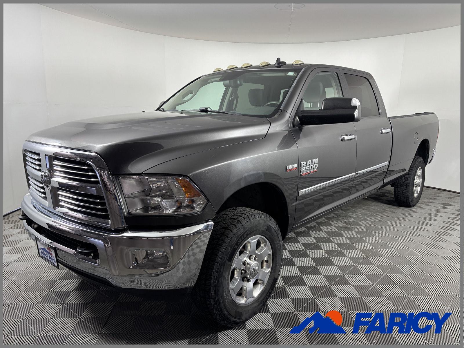 Gray (Granite Crystal Metallic Clearcoat) 2016 RAM 2500 Big Horn Crew Cab LB 4WD Pickup Truck Four-Wheel Drive 6-Speed Automatic
