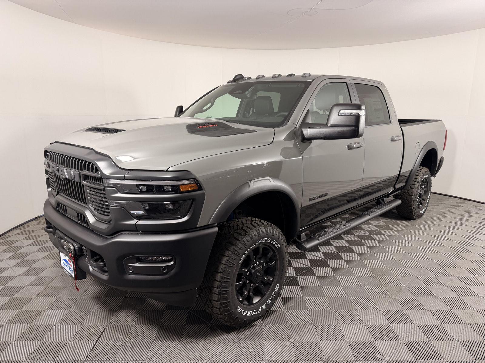 Ceramic Gray Clearcoat 2026 RAM 2500 Power Wagon Crew Cab 4WD Pickup Truck Four-Wheel Drive 8-Speed Automatic