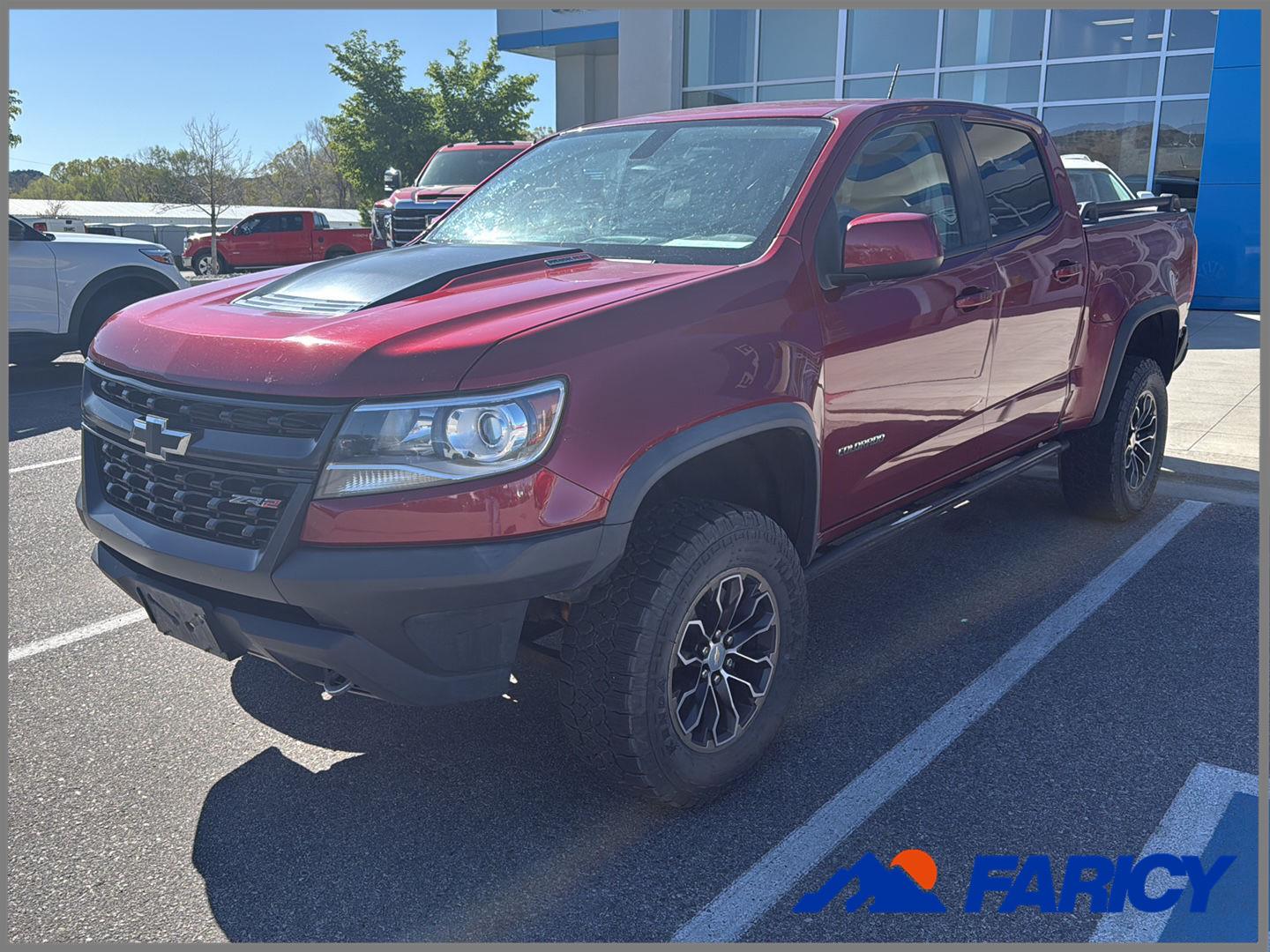Cajun Red Tintcoat 2018 Chevrolet Colorado ZR2 Crew Cab 4WD Pickup Truck Four-Wheel Drive 6-Speed Automatic