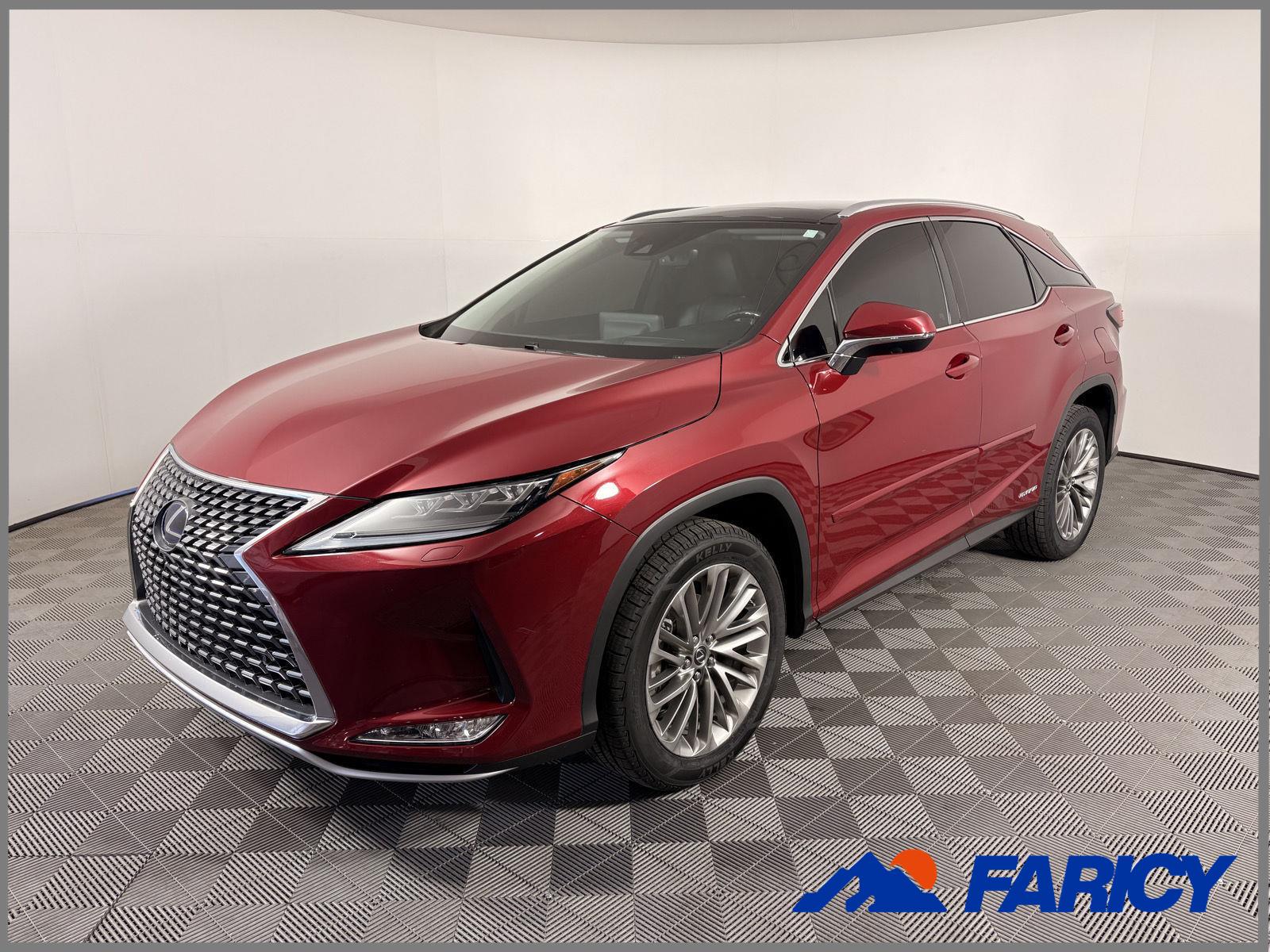 Matador Red Mica 2022 Lexus RX Hybrid 450h AWD SUV / Crossover All-Wheel Drive Continuously Variable Transmission