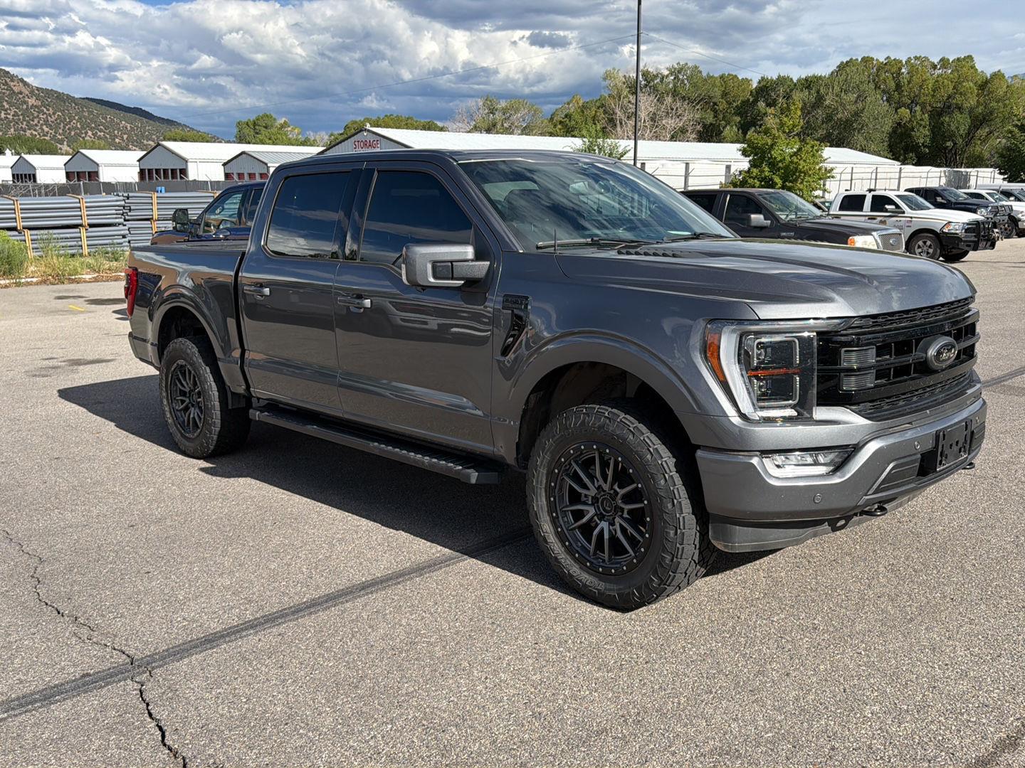 Carbonized Gray 2023 Ford F-150 Pickup Truck Four-Wheel Drive Automatic
