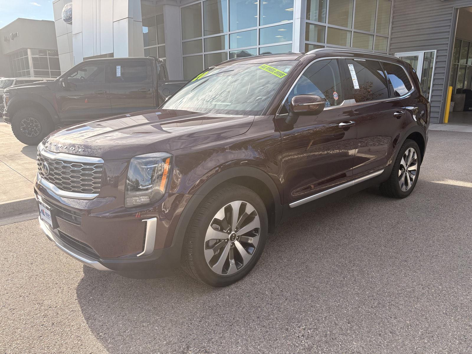 Red (Sangria) 2020 Kia Telluride SUV / Crossover All-Wheel Drive 8-Speed Automatic