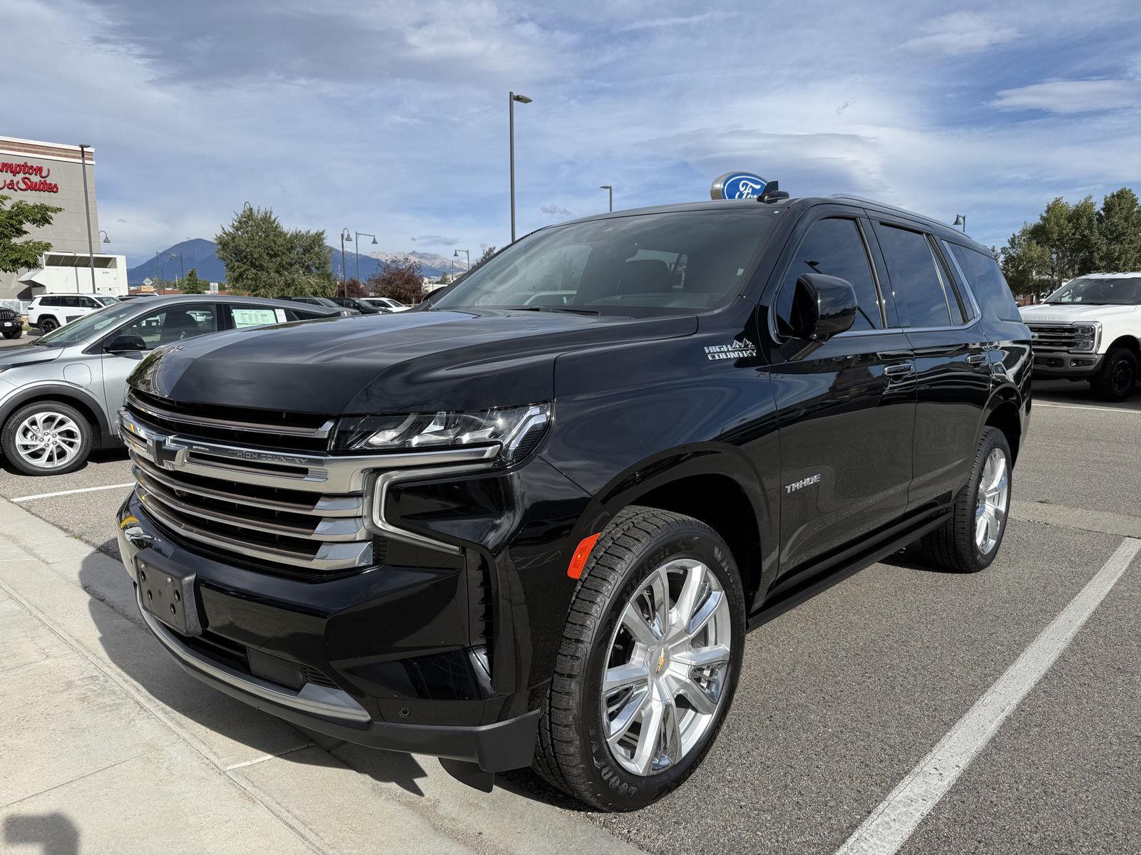 Black 2022 Chevrolet Tahoe SUV / Crossover Four-Wheel Drive Automatic