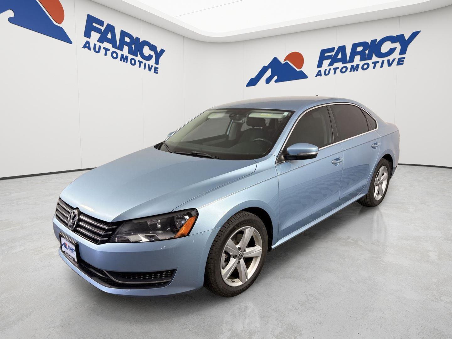 Glacier Blue Metallic 2013 Volkswagen Passat Sedan Front-Wheel Drive Automatic
