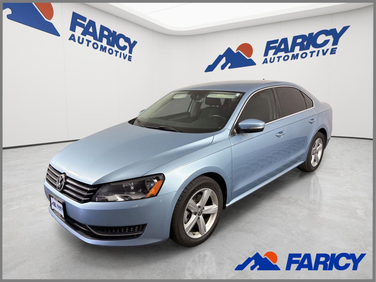 Glacier Blue Metallic 2013 Volkswagen Passat Sedan Front-Wheel Drive Automatic