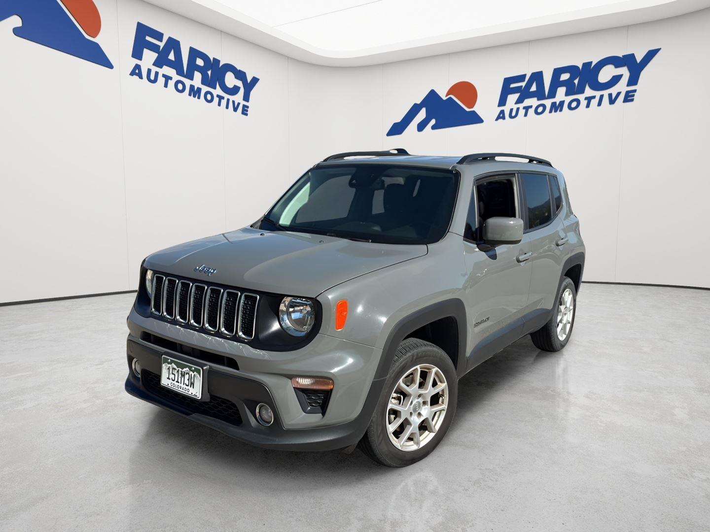 Sting-Gray Clearcoat 2021 Jeep Renegade SUV / Crossover Four-Wheel Drive 9-Speed Automatic