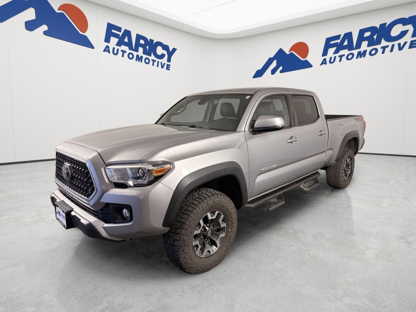 Silver Sky Metallic 2019 Toyota Tacoma Pickup Truck Four-Wheel Drive 6-Speed Automatic