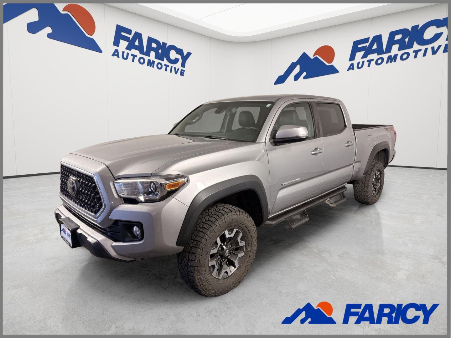 Silver Sky Metallic 2019 Toyota Tacoma Pickup Truck Four-Wheel Drive 6-Speed Automatic