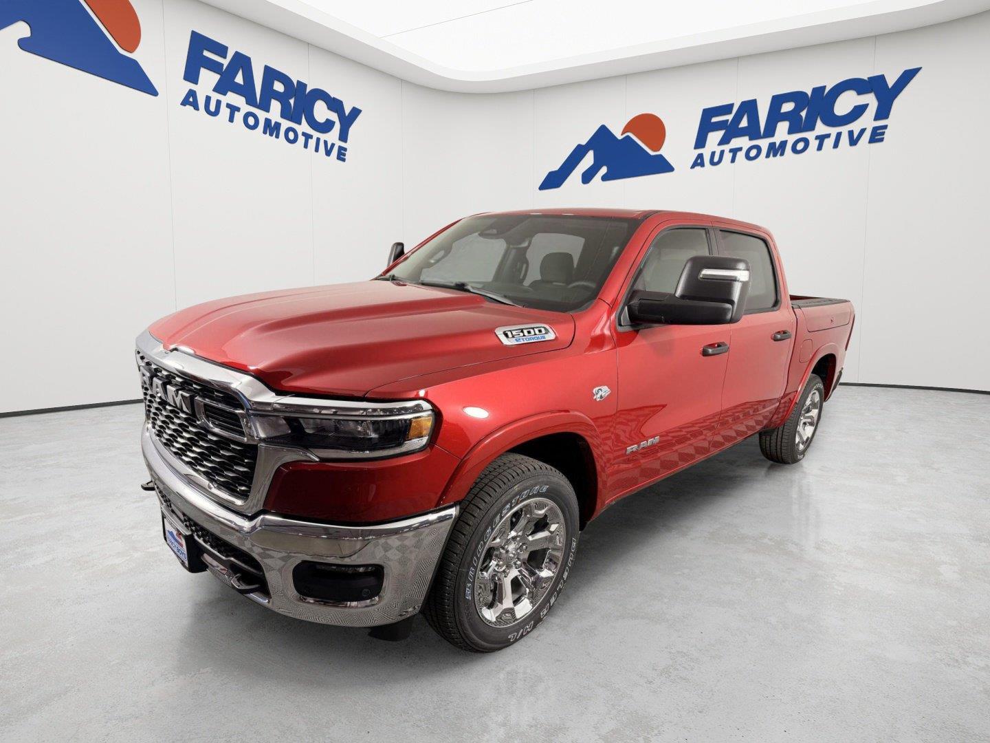 Molten Red Pearlcoat 2026 RAM 1500 Pickup Truck Four-Wheel Drive 8-Speed Automatic