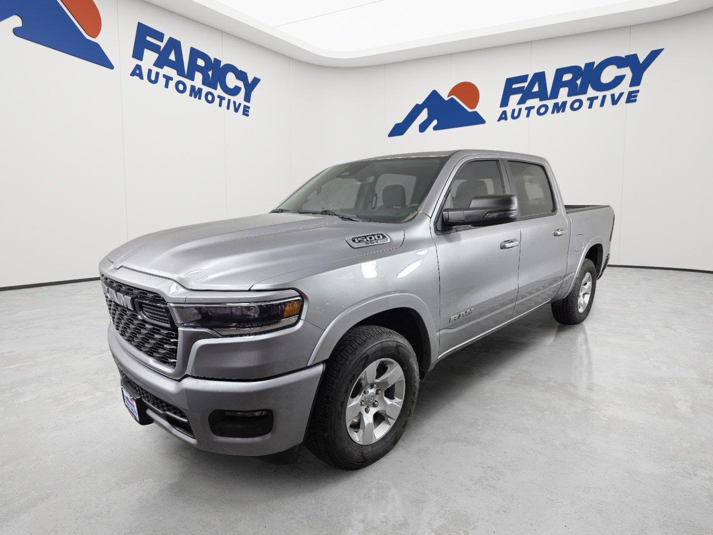 Billet Silver Metallic Clearcoat 2025 RAM 1500 Pickup Truck Four-Wheel Drive 8-Speed Automatic
