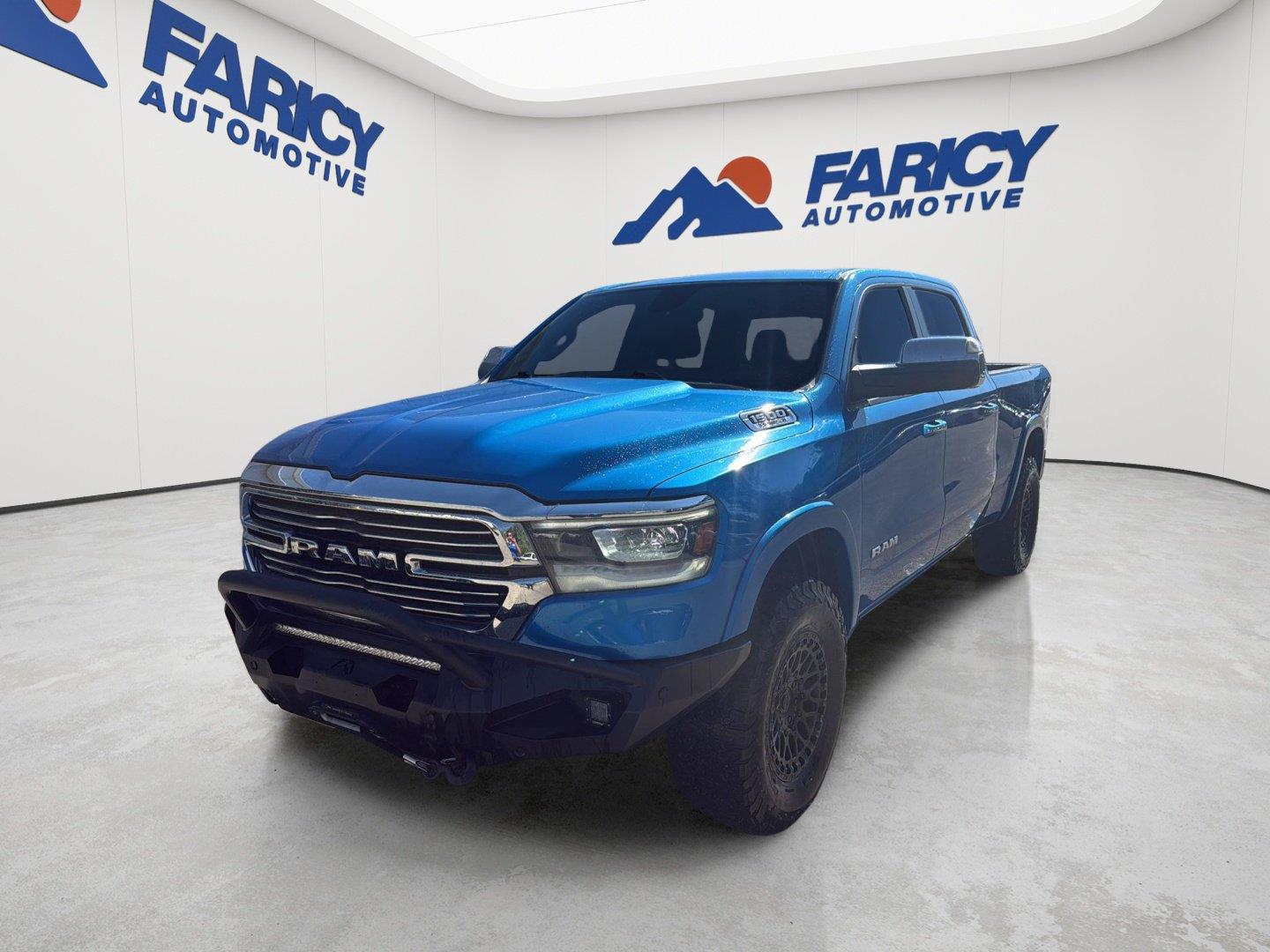 Hydro Blue Pearlcoat 2020 RAM 1500 Pickup Truck Four-Wheel Drive 8-Speed Automatic