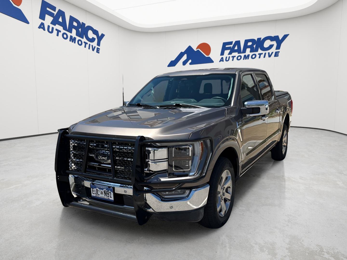 Stone Gray 2023 Ford F-150 Pickup Truck Four-Wheel Drive Automatic