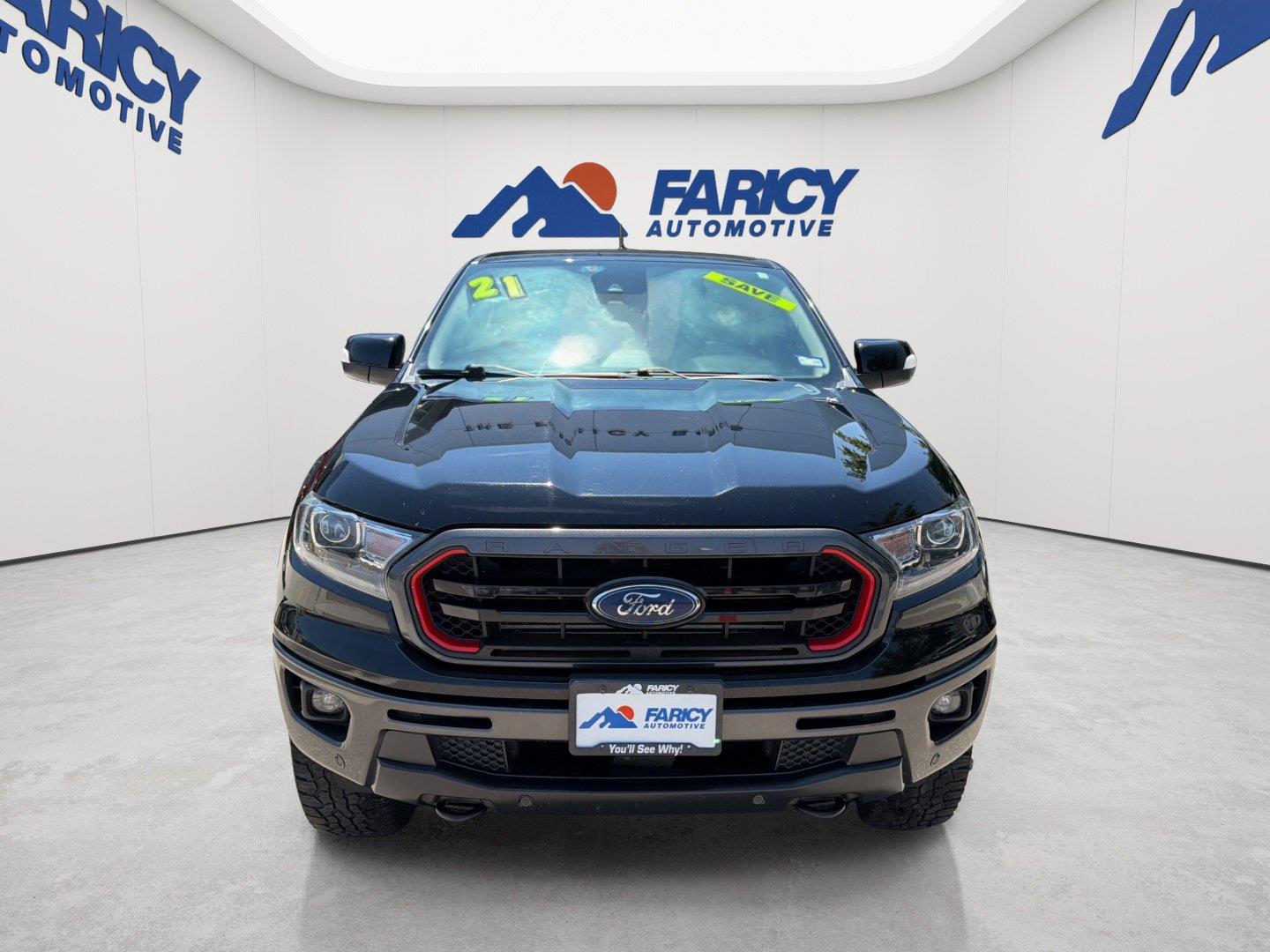 Shadow Black 2021 Ford Ranger Pickup Truck Four-Wheel Drive Automatic
