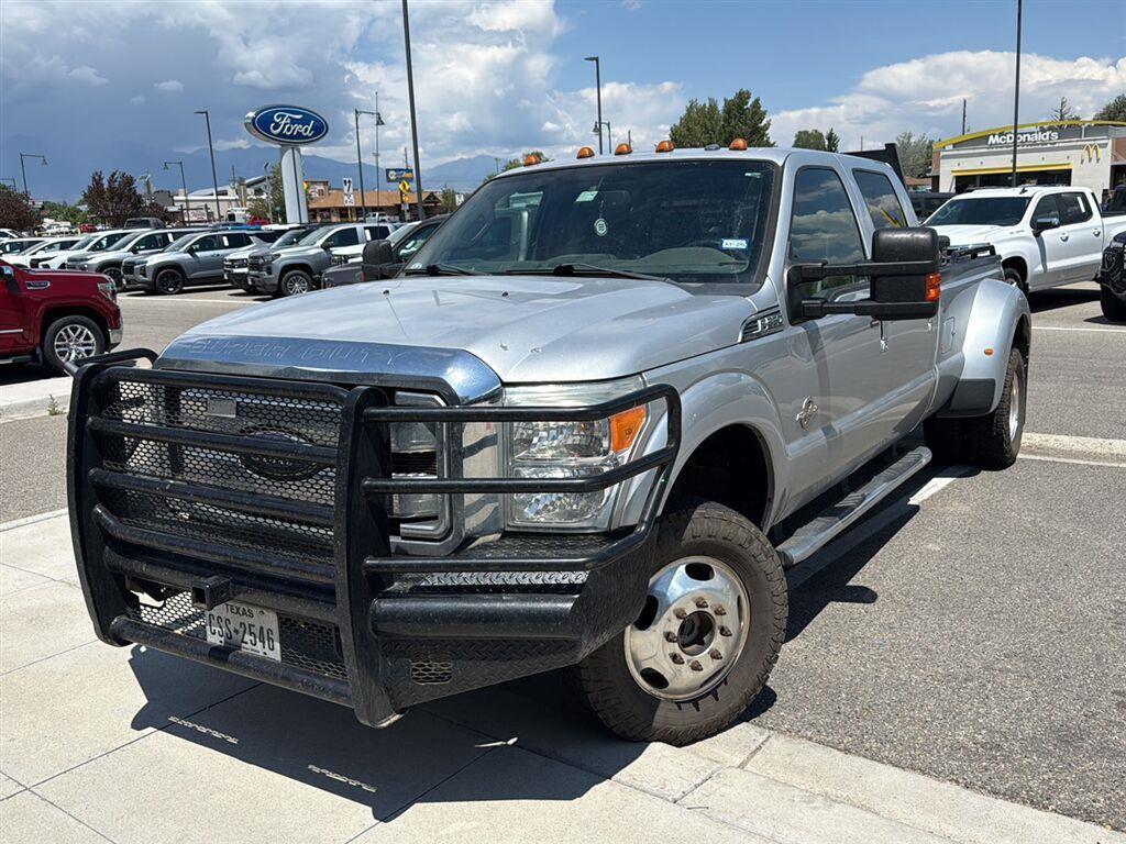 Ingot Silver Metallic 2014 Ford F-350 Super Duty Pickup Truck Four-Wheel Drive 6-Speed Automatic