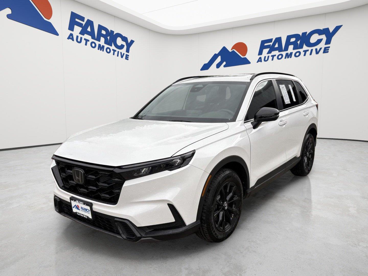 Platinum White Pearl 2024 Honda CR-V Hybrid SUV / Crossover All-Wheel Drive 1-Speed Dual Clutch