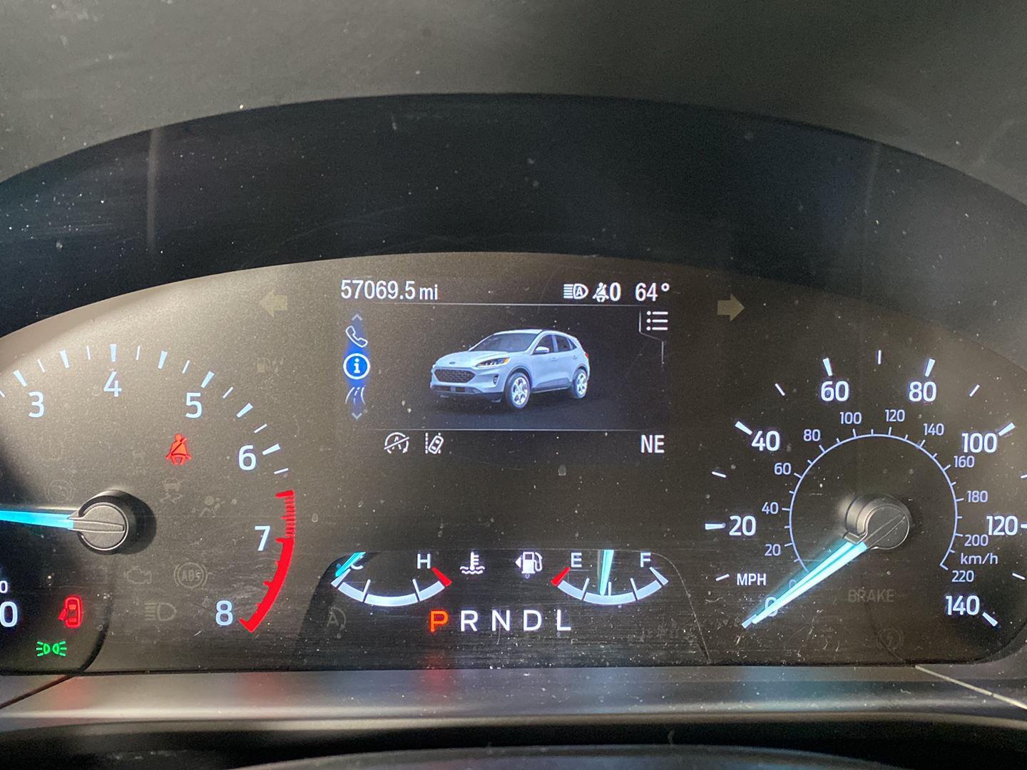 Used 2021 Blue Metallic Ford SE image 2