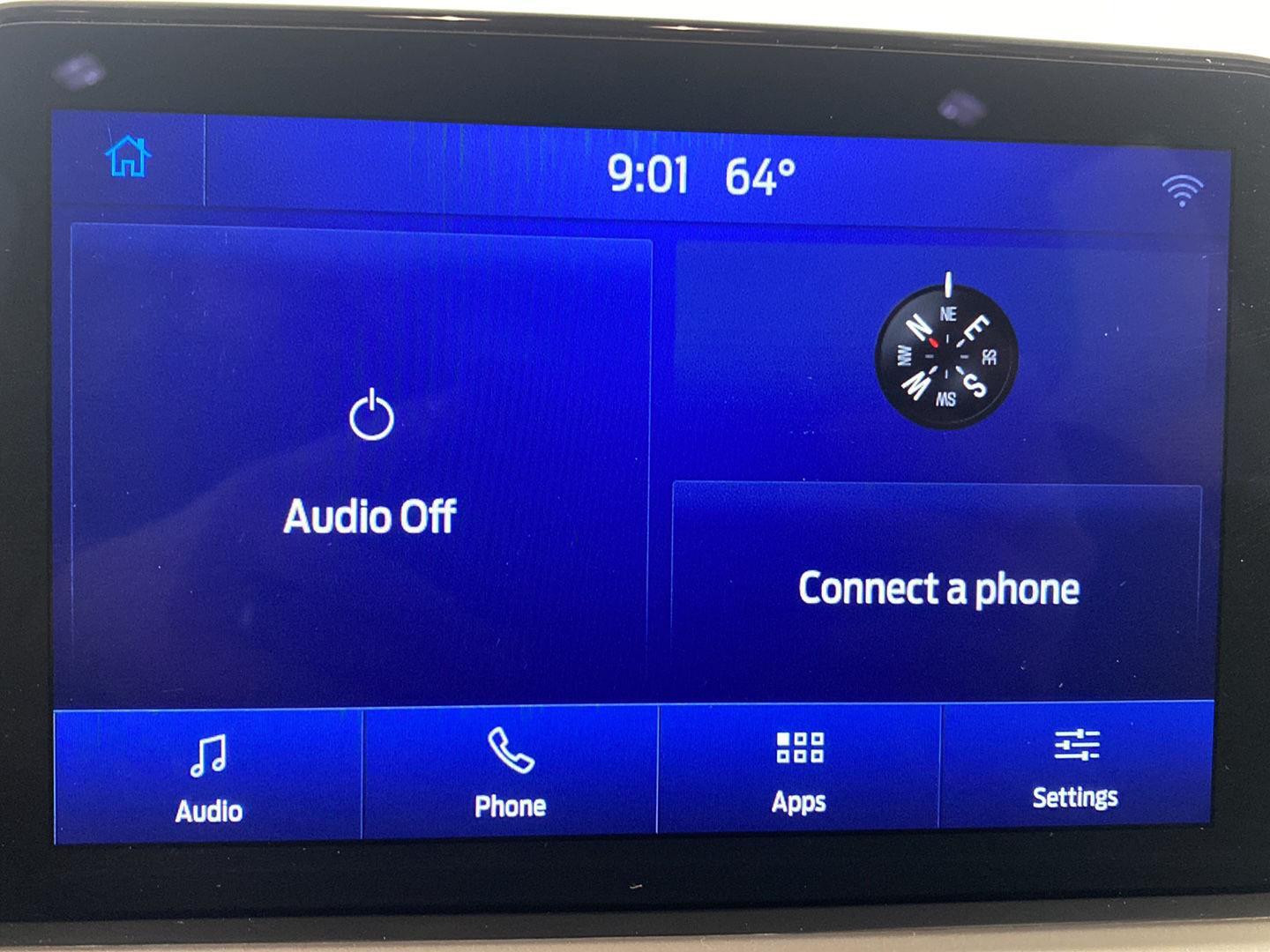 Used 2021 Blue Metallic Ford SE image 3