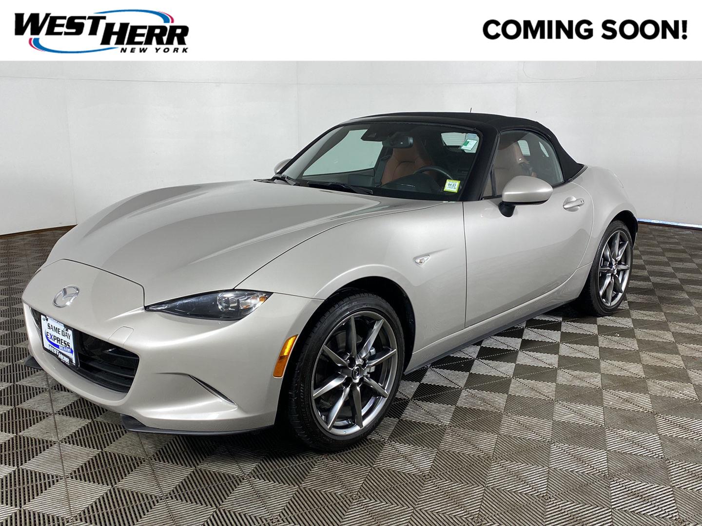 Quartz Metallic 2023 Mazda MX-5 Miata Grand Touring RWD Convertible Rear-Wheel Drive 6-Speed Automatic