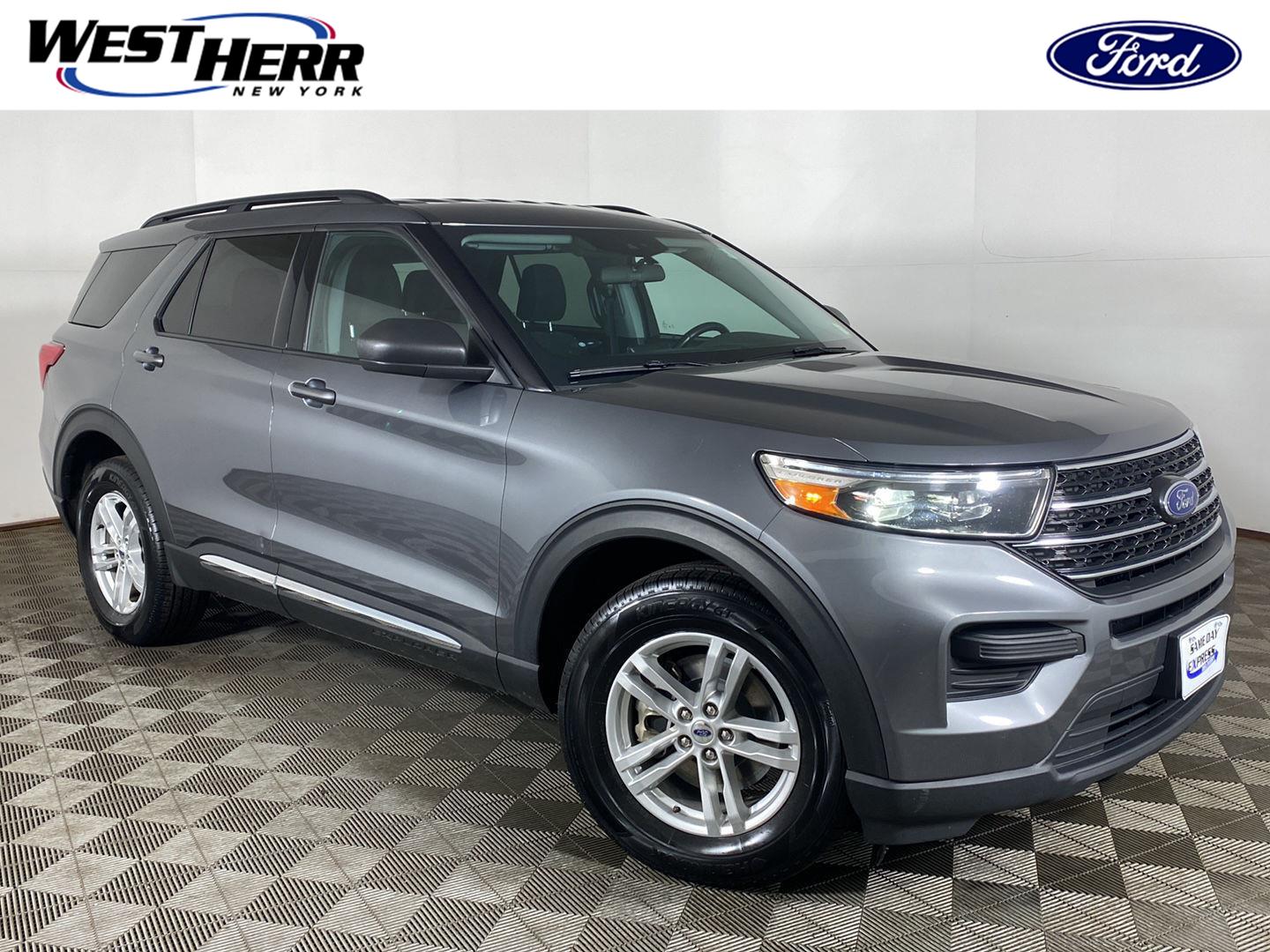 Carbonized Gray 2022 Ford Explorer SUV / Crossover All-Wheel Drive Automatic