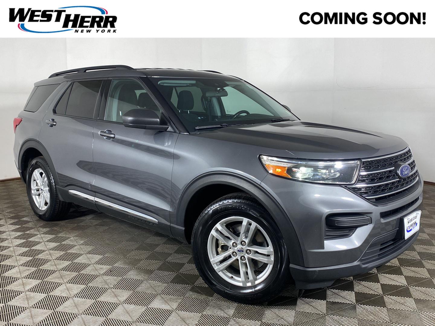 Carbonized Gray 2022 Ford Explorer SUV / Crossover All-Wheel Drive Automatic