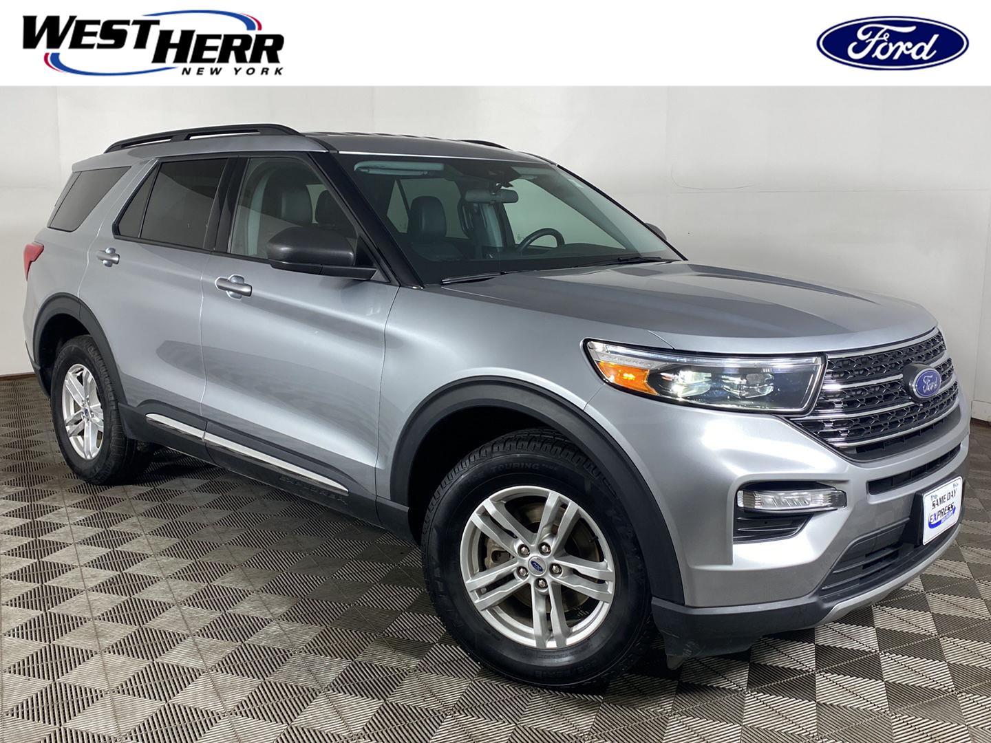 Silver Metallic 2023 Ford Explorer SUV / Crossover All-Wheel Drive Automatic