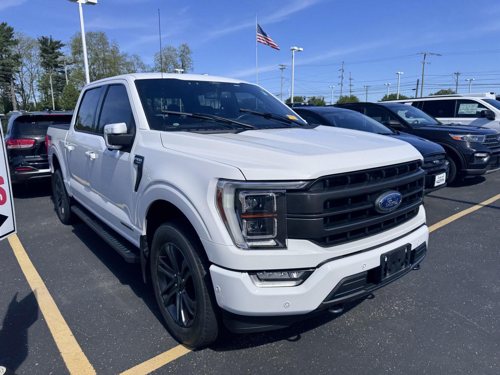 Used 2021 Oxford White Ford LARIAT image 3