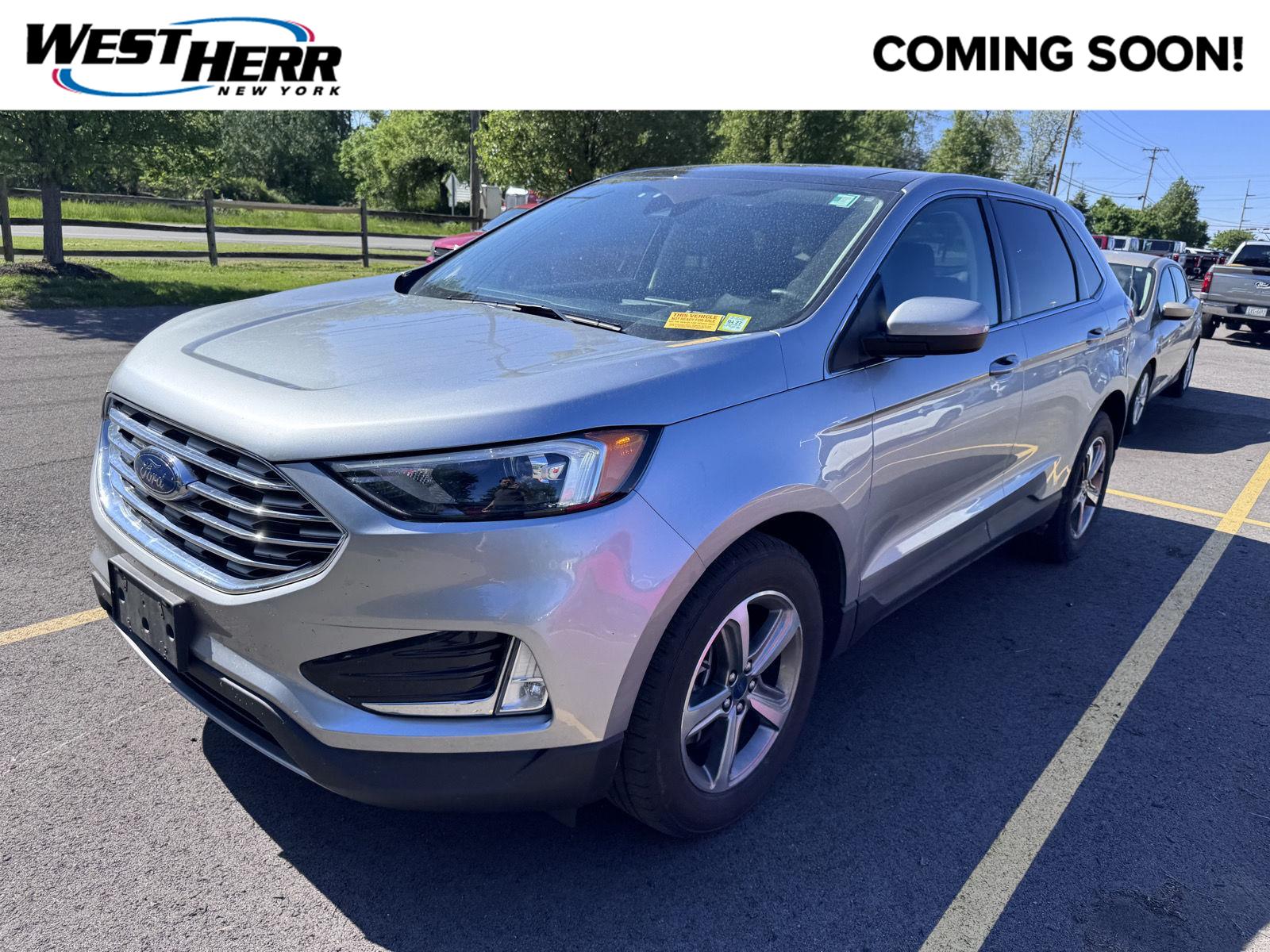 Iconic Silver 2022 Ford Edge SUV / Crossover All-Wheel Drive 8-Speed Automatic