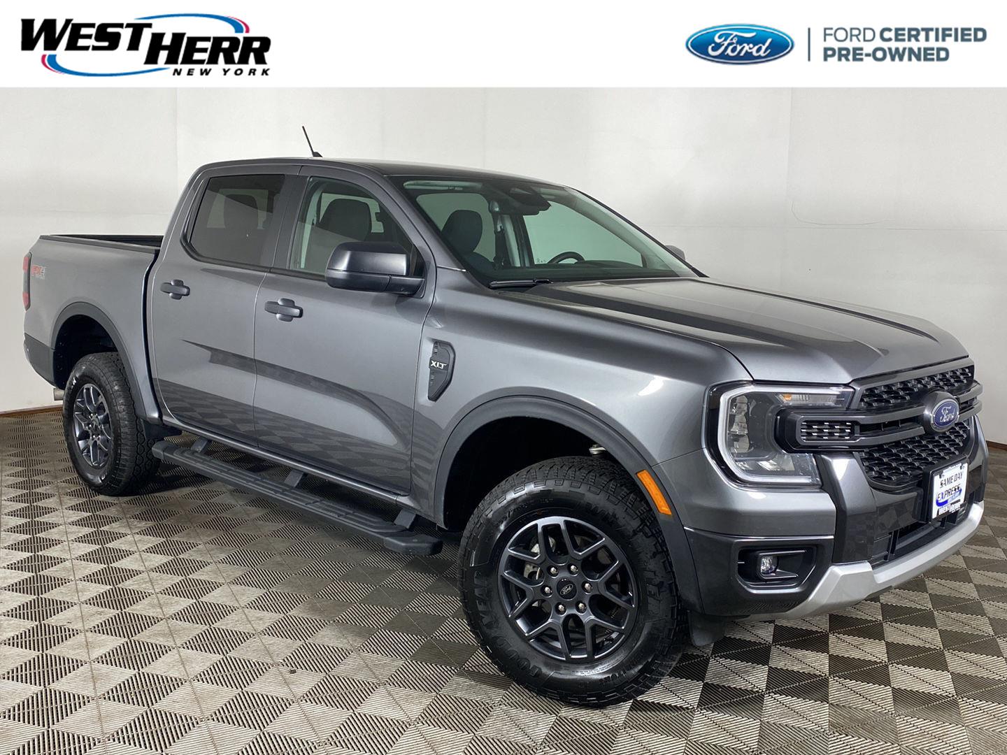 Carbonized Gray 2025 Ford Ranger Pickup Truck Four-Wheel Drive Automatic