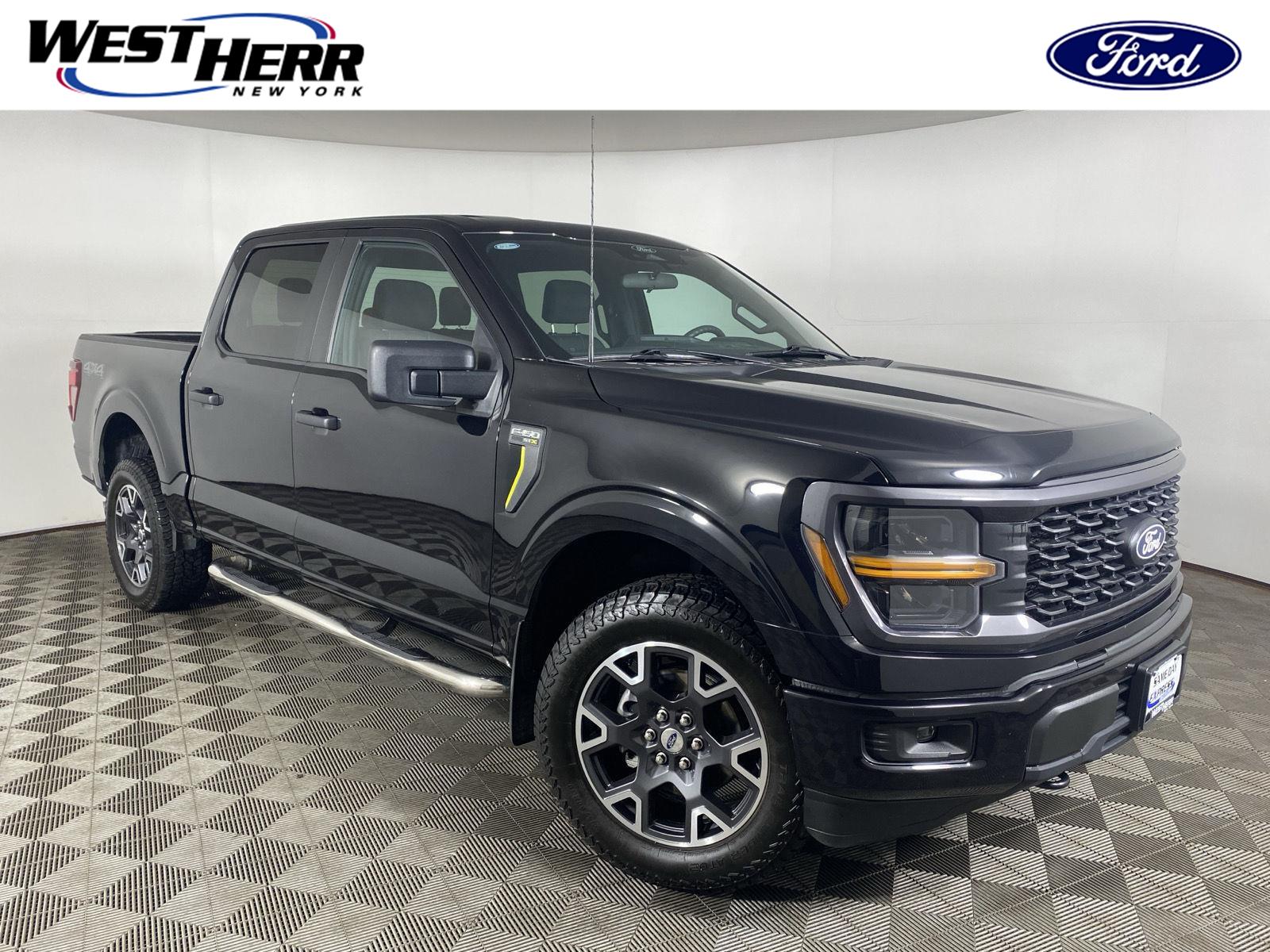 Agate Black 2024 Ford F-150 Pickup Truck Four-Wheel Drive Automatic