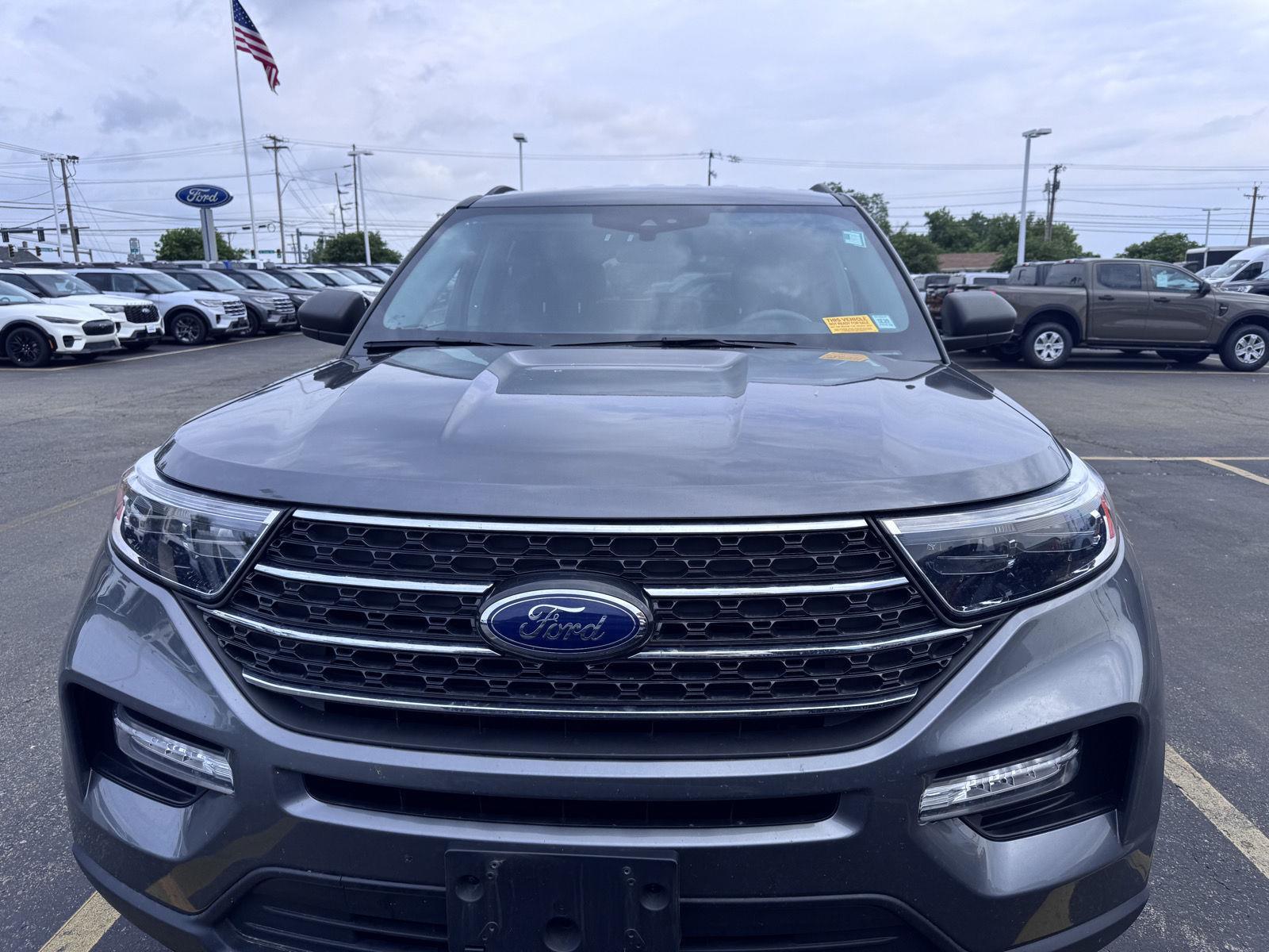 Used 2023 Carbonized Gray Ford XLT image 2