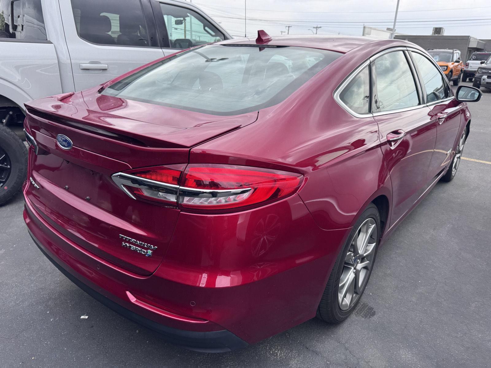 Used 2019 Ruby Red Metallic Tinted Clearcoat Ford Titanium image 4