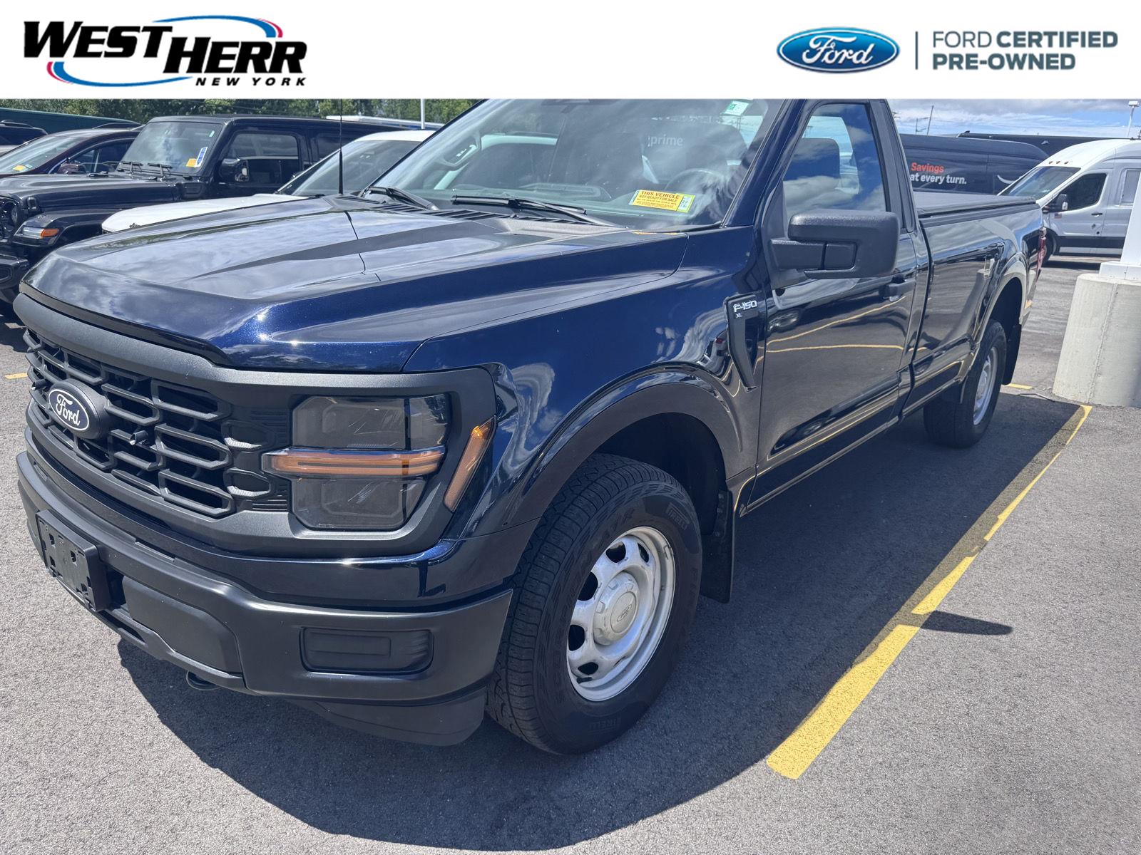 Antimatter Blue 2024 Ford F-150 Pickup Truck Four-Wheel Drive Automatic