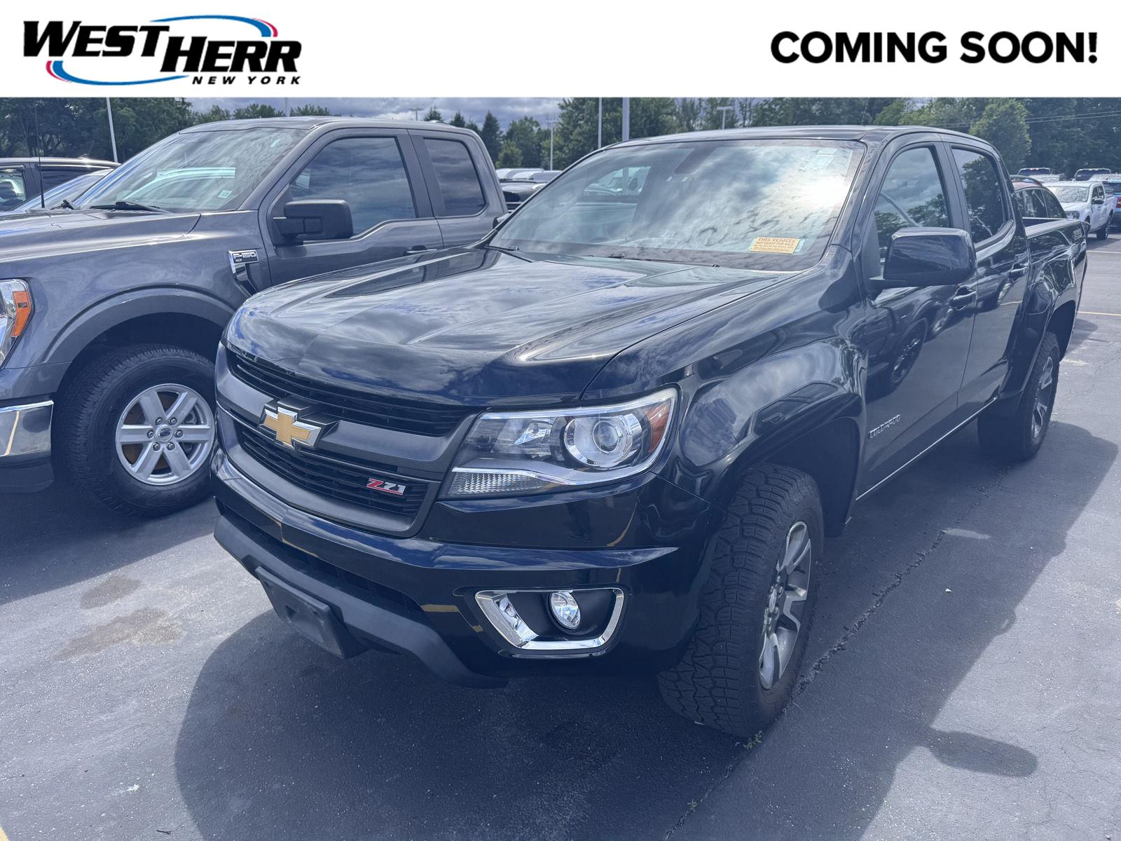 Black 2016 Chevrolet Colorado Pickup Truck Four-Wheel Drive 6-Speed Automatic