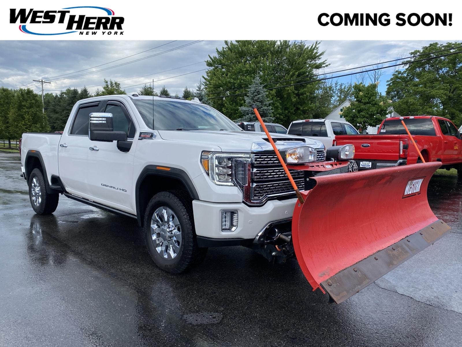 White Frost 2021 GMC Sierra 2500HD Pickup Truck Four-Wheel Drive Automatic