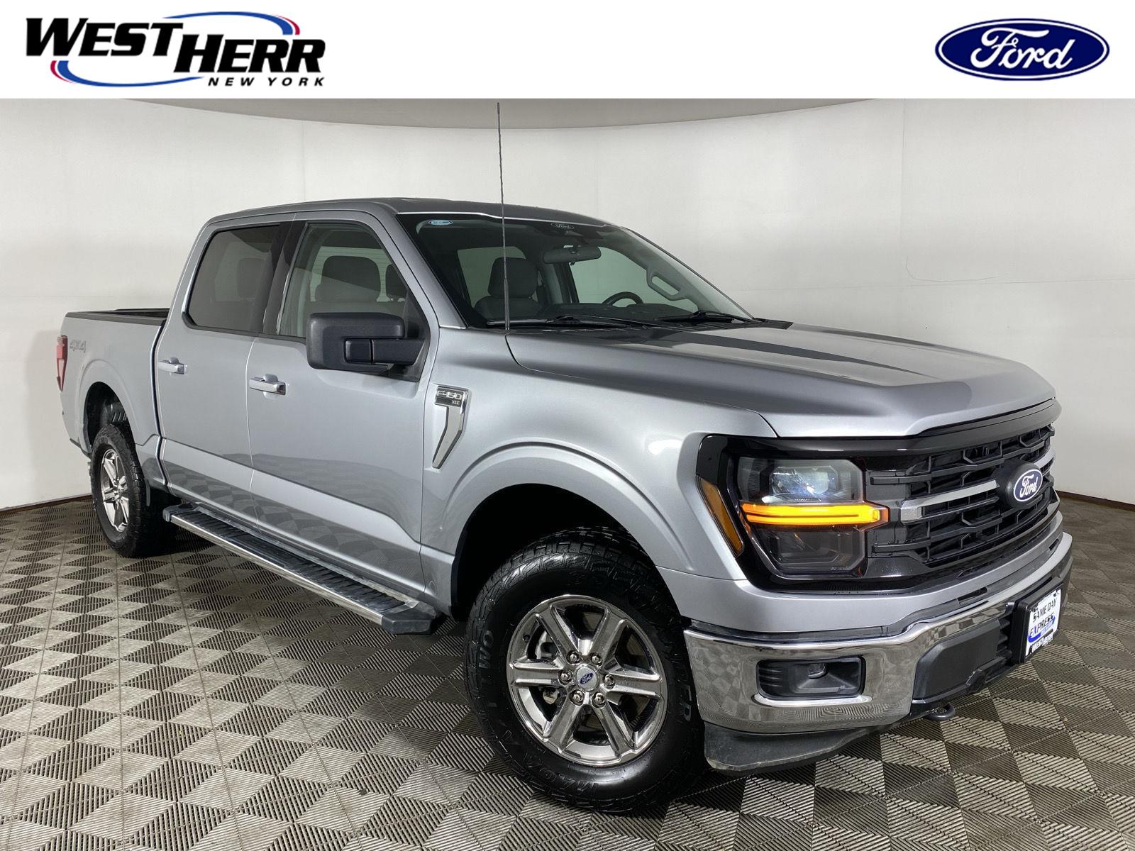 Iconic Silver 2025 Ford F-150 Pickup Truck Four-Wheel Drive Automatic