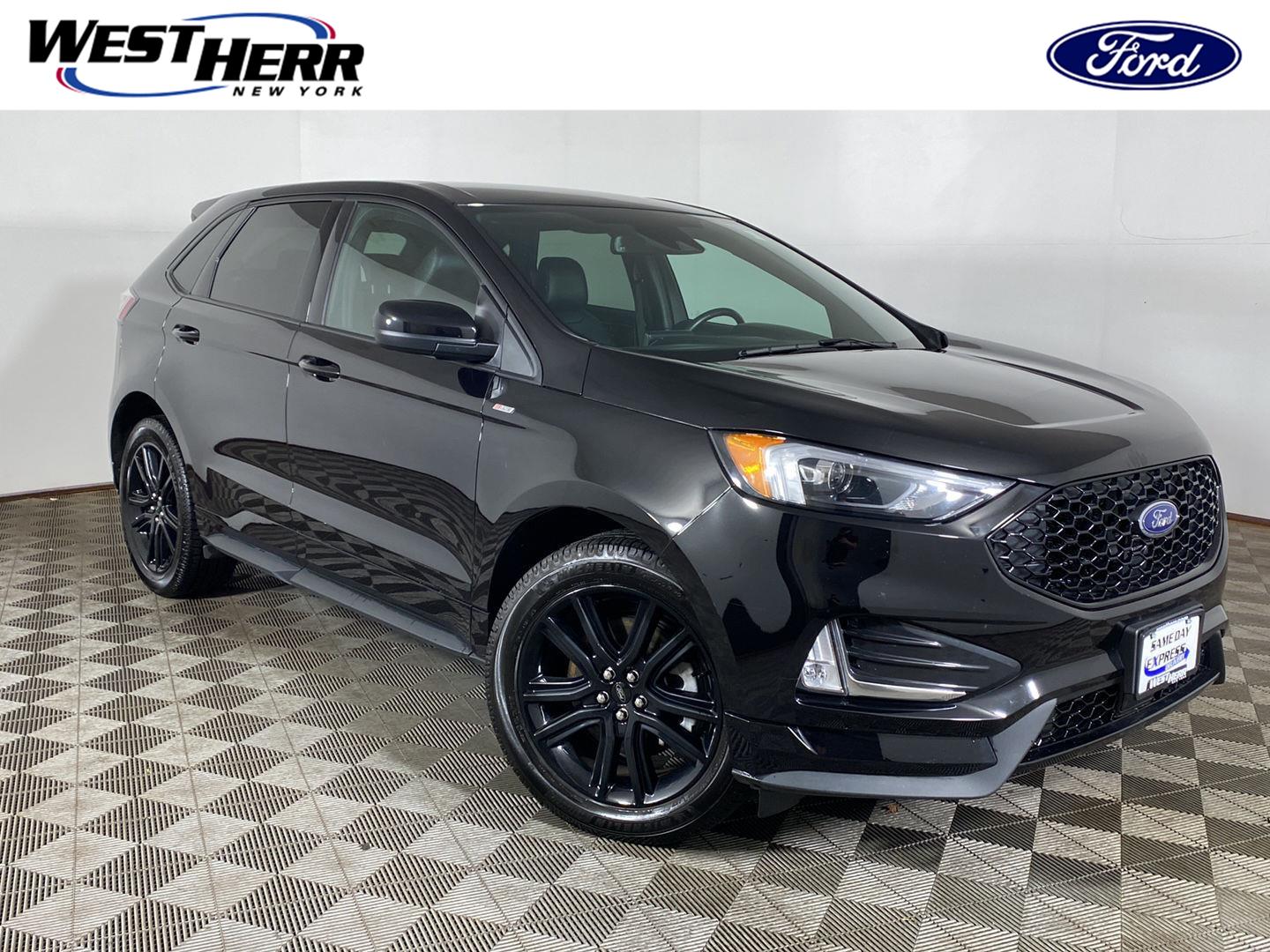 Black Metallic 2024 Ford Edge SUV / Crossover All-Wheel Drive 8-Speed Automatic