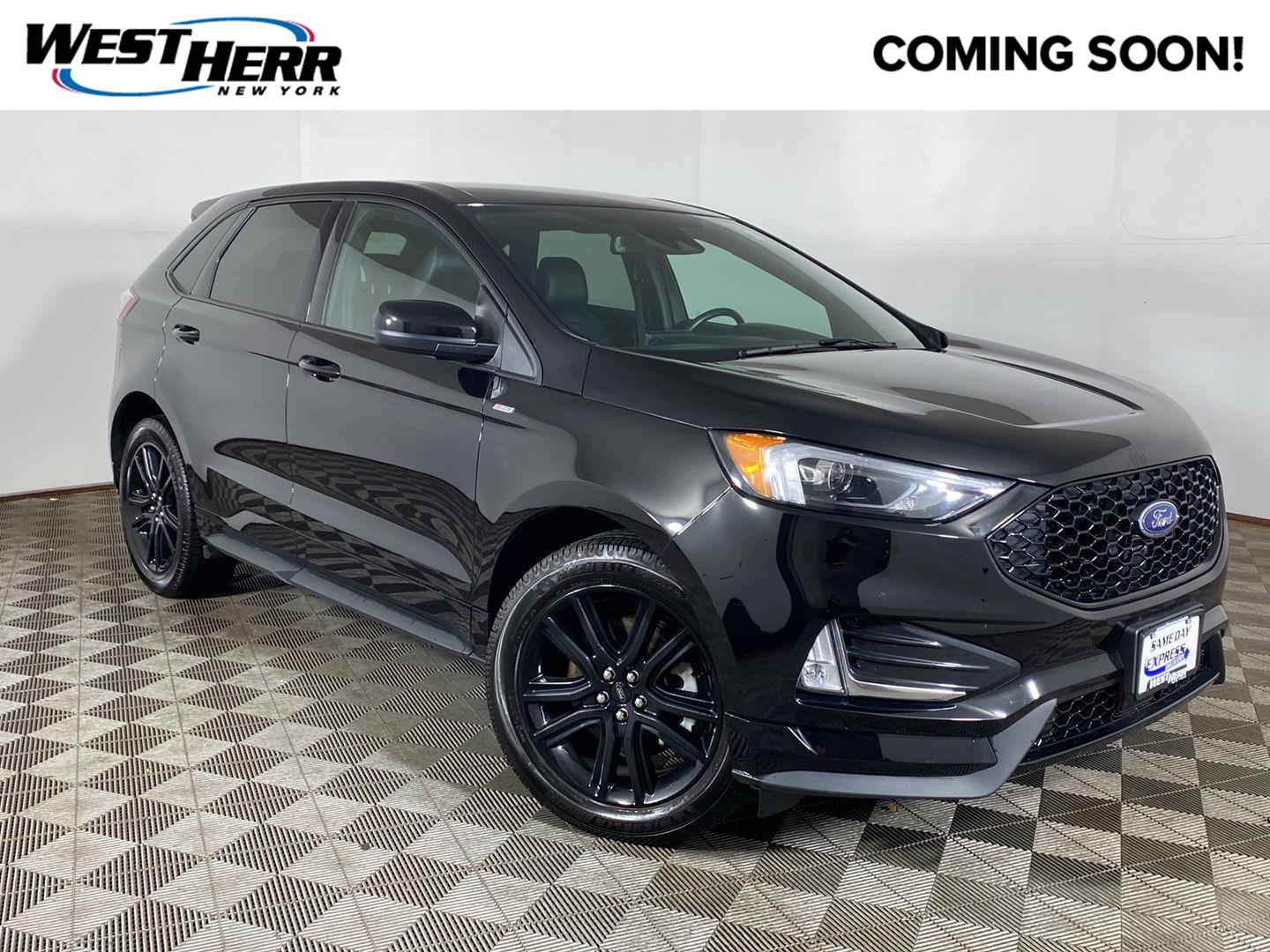 Black Metallic 2024 Ford Edge SUV / Crossover All-Wheel Drive 8-Speed Automatic