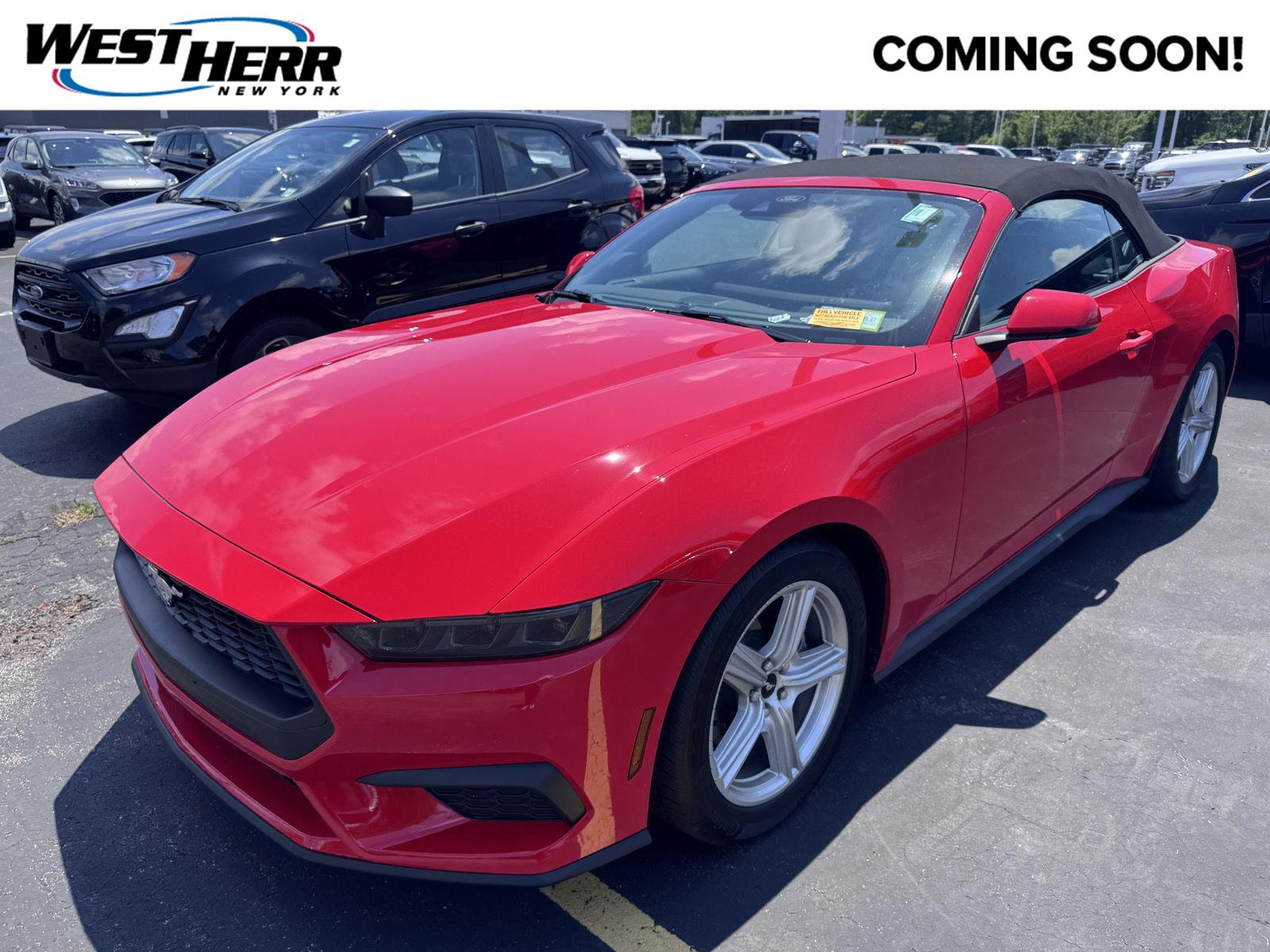 Race Red 2026 Ford Mustang Convertible Rear-Wheel Drive Automatic