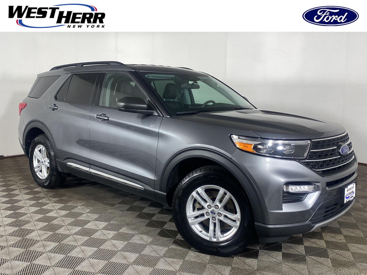 Carbonized Gray 2023 Ford Explorer SUV / Crossover All-Wheel Drive Automatic